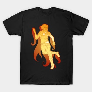 Commander Lilith, the Firehawk (Gradient Version) T-Shirt